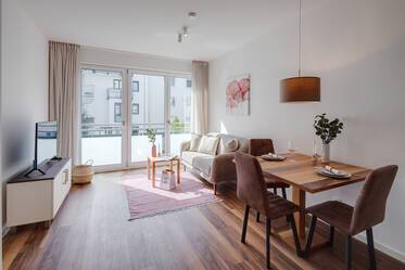 Modern 2-room apartment with underfloor heating