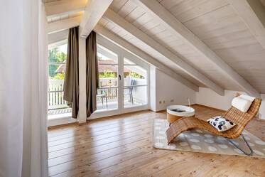 Charming attic apartment in Miesbach for rent