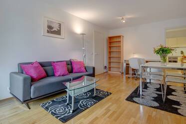 Near Ostpark: Furnished 2-room apartment