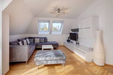 Very spacious 4-room apartment with roof terrace