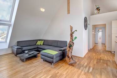 3-room attic apartment with high ceilings