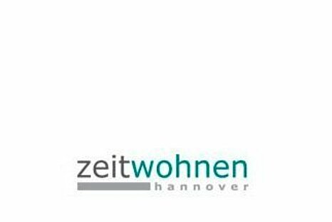 The photo shows the Zeitwohnen Hannover logo