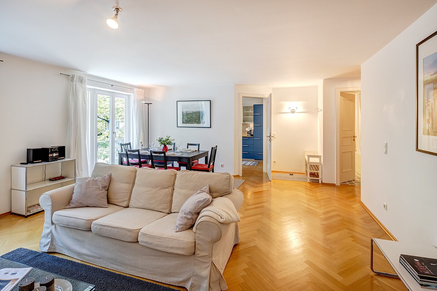 Apartment with 3 room | München-Schwabing | 2212ML1 | ...schönem Parkett und...