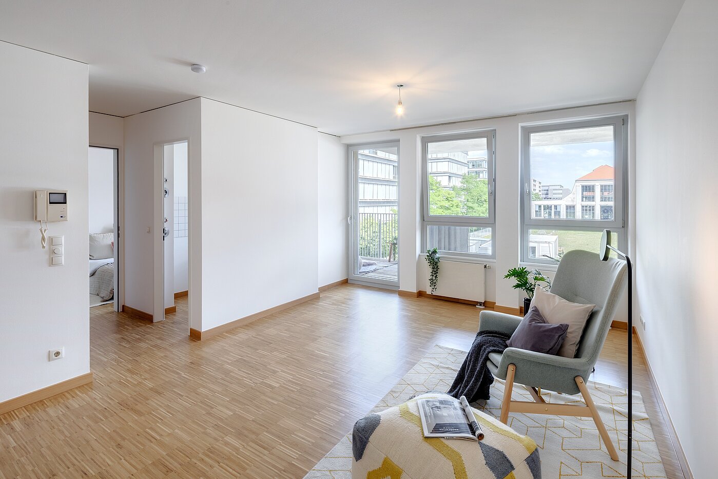 Apartment with 2 room | München-Schwanthalerhöhe | 2206ML11 | Blick in den Wohnraum...
