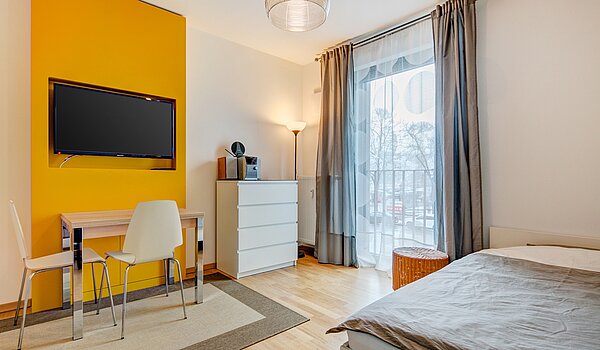 Apartment with 1 room | München-Ramersdorf | 70474 | Schlafzimmer