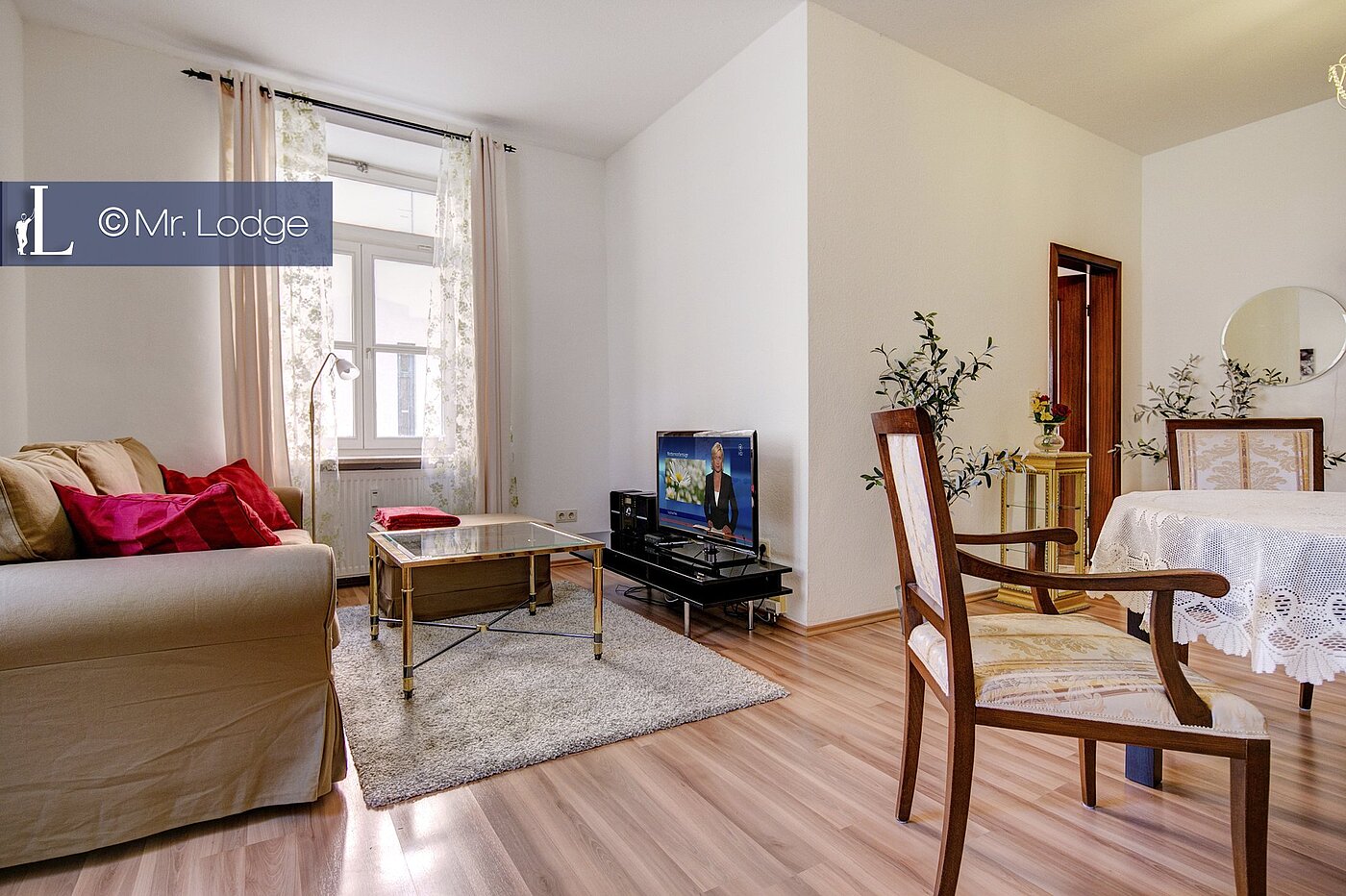 Apartment with 2 room | München-Schwabing | 1609ML_5 | Großzügiger Wohnraum