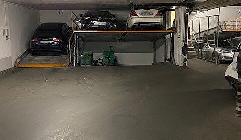 Split Level Garage | München-Altstadt | 2010ML3 | Blick auf den Stellplatz