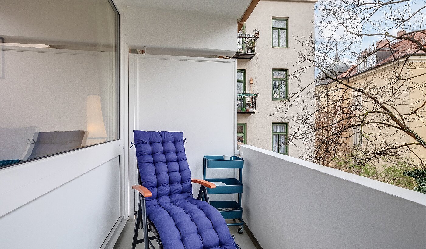 Apartment with 1 room | München-Nymphenburg | 1912ML2 | Schöner Balkon mit...