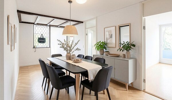 Apartment with 3.5 room | München-Bogenhausen | 703051 | Möglicher Essplatz - (KI generiert)