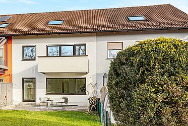 Unterschleißheim: Sunny mid-terrace house - family-friendly