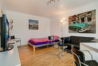 Lovely furnished apartment with balcony at „Prinzregententheater“