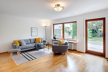 Waldtrudering: Sunny corner terraced house - ideal for your family