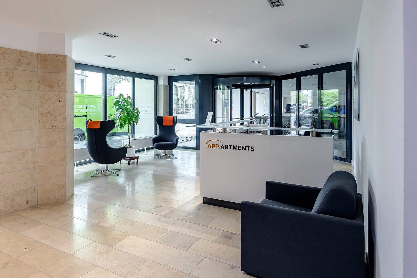 Apartment with 1 room | München-Bogenhausen | 1807ML5 | Empfangsbereich mit Concierge