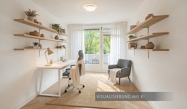 Apartment with 3.5 room | München-Bogenhausen | 703052 | Visualisierung mit KI