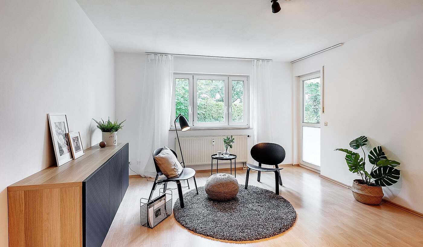 Apartment with 3 room | München-Hasenbergl | 2105ML10 | Wohnzimmer