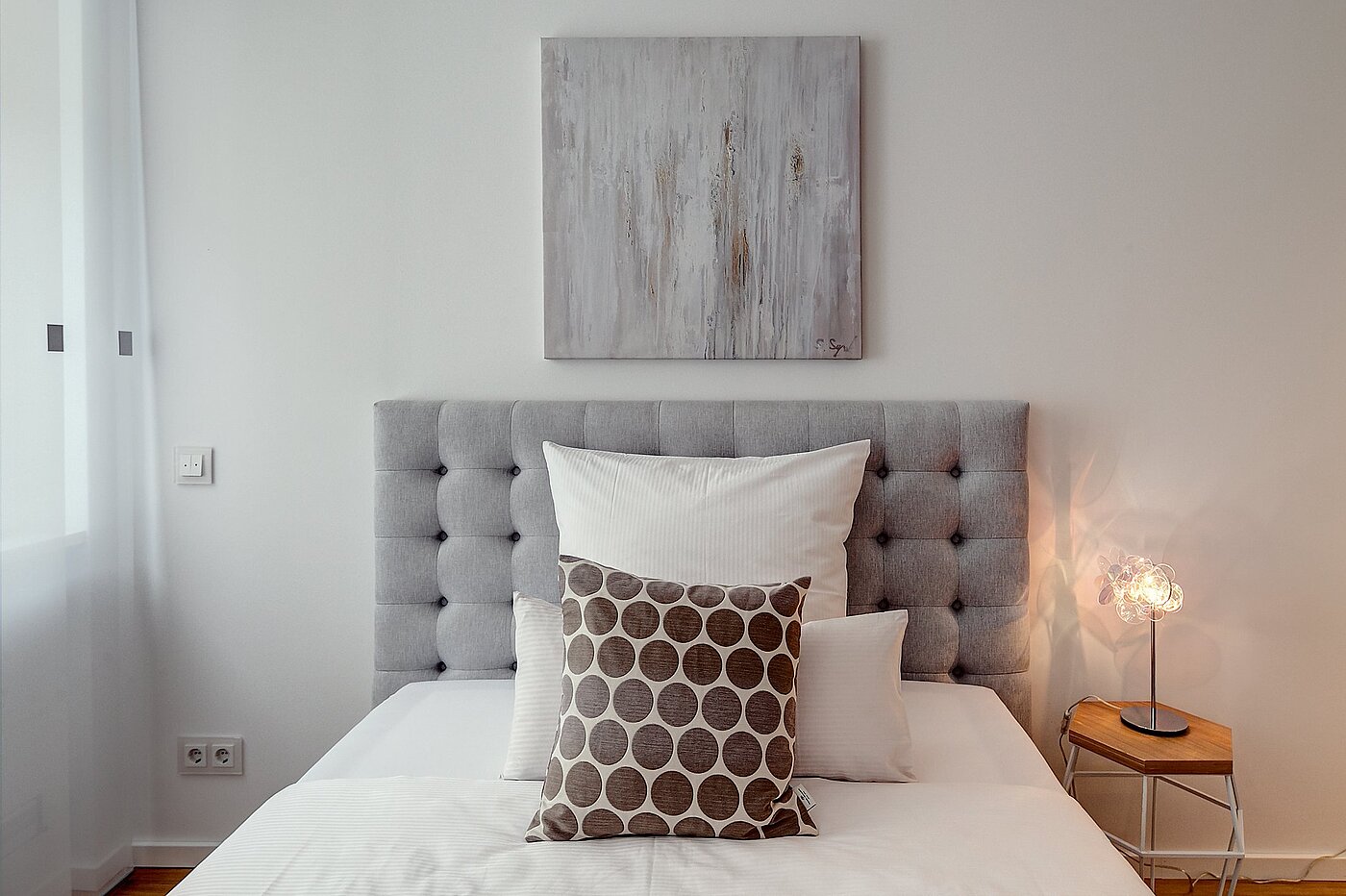 Ground floor apartment with 1 room | München-Schwabing | 1908ML2 | ...Schlafbereich mit...