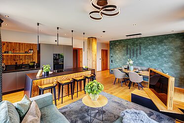 Bad Wiessee: 3-room garden apartment with mountain view