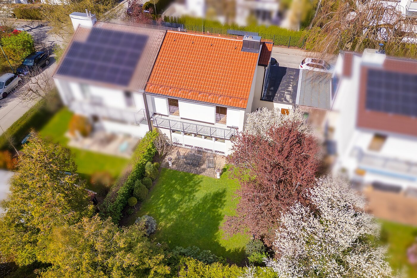 Semi-detached House with 4 room | München-Solln | 70120 | Vogelperspektive