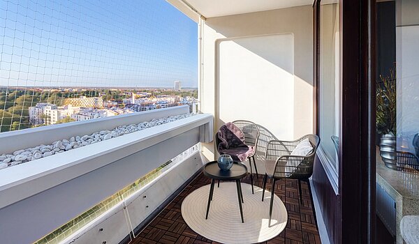 Apartment with 1 room | München-Bogenhausen | 70457 | Loggia