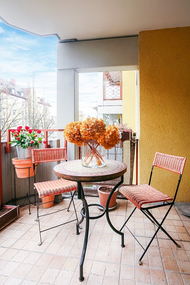 Apartment with 3 room | München-Au | 2003ML17 | große Loggia Richtung Südost