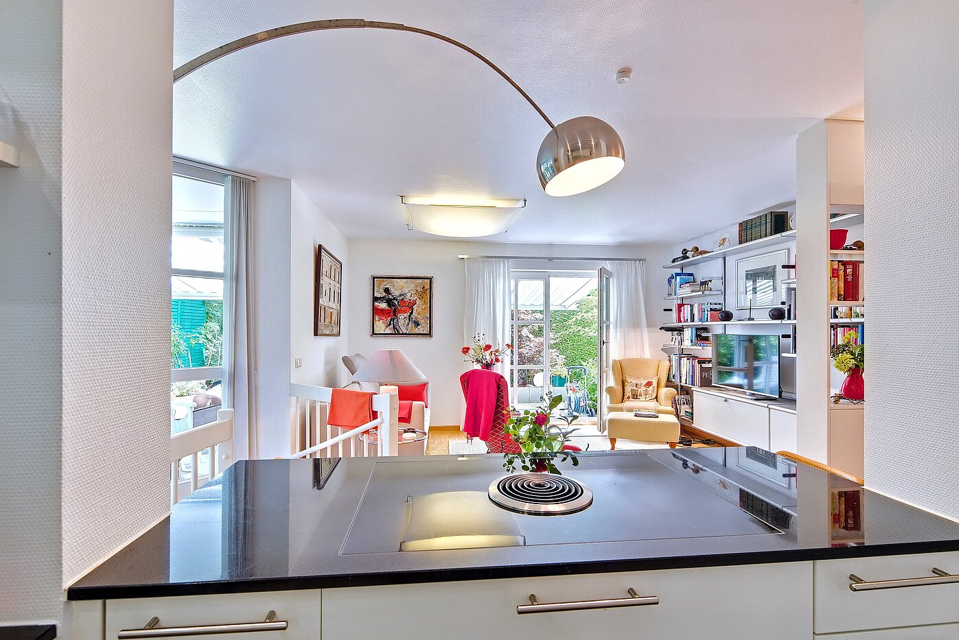 Ground floor apartment with 2 room | München-Obermenzing | 70280 | Kochinsel mit BORA-Abzug