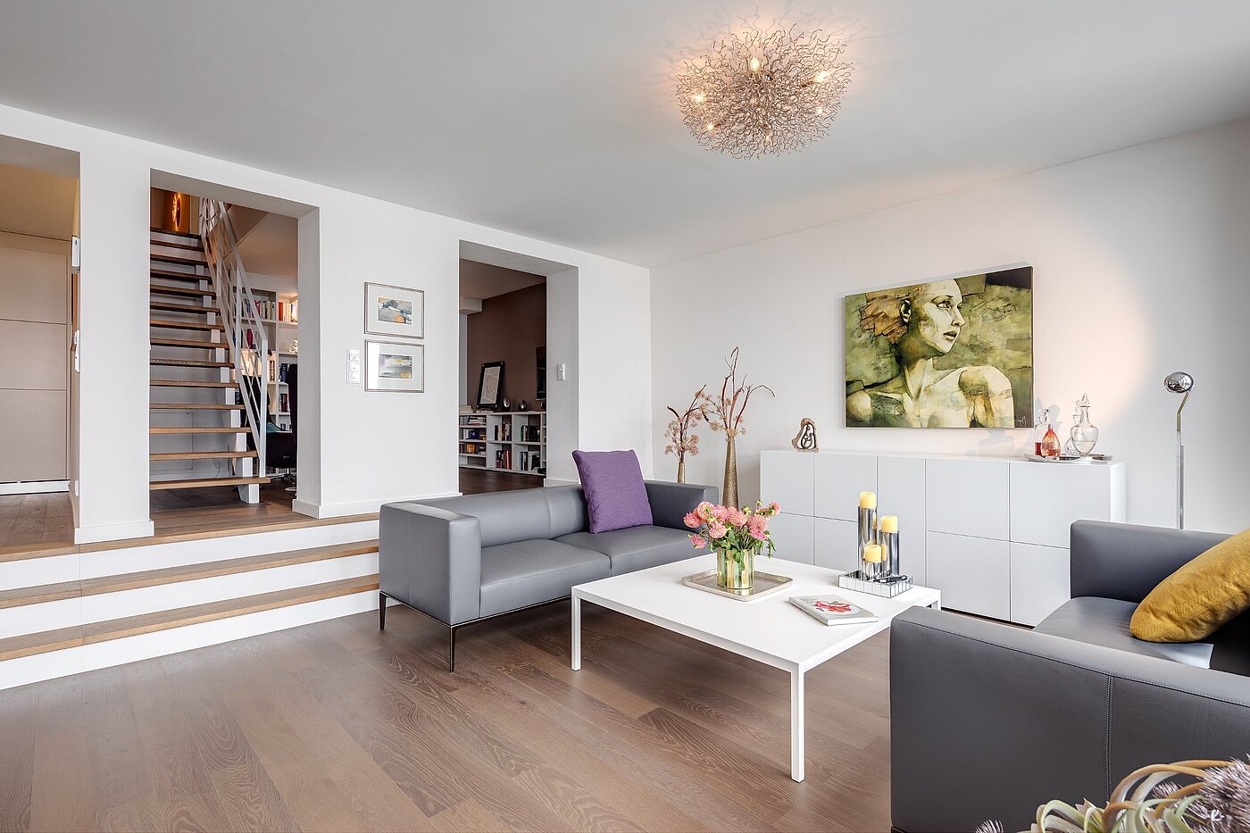 Apartment with 5 room | München-Maxvorstadt | 1807ML1 | Blick in den