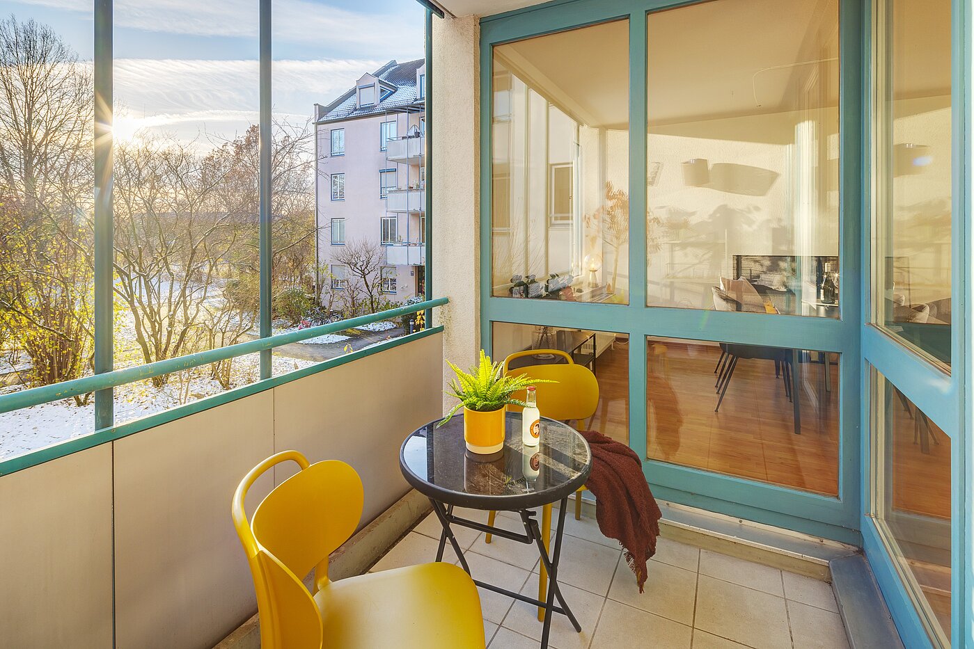 Apartment with 3 room | München-Bogenhausen | 70085 | Südbalkon mit Blick...