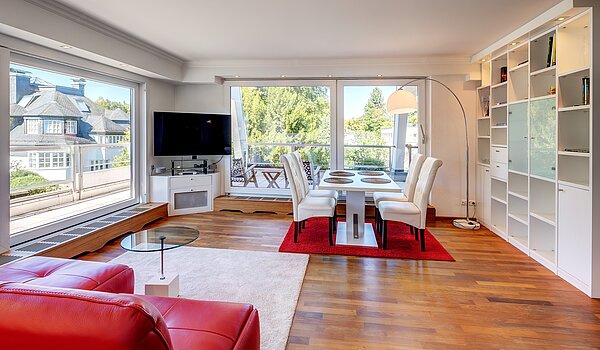 Penthouse with 2.5 room | München-Harlaching | 702581 | Wohn- und Essbereich