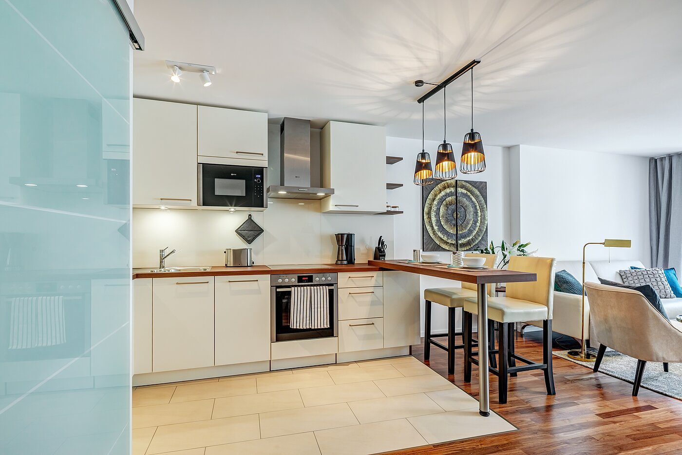 Apartment with 2 room | München-Schwabing | 70434 | Offene Küche mit...