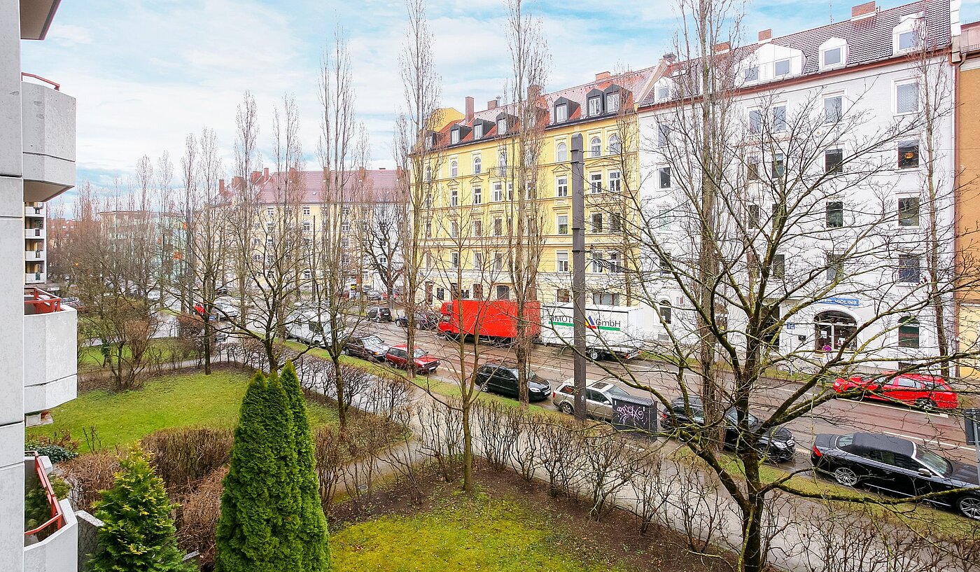 Apartment with 3 room | München-Au | 2003ML17 | Ausblick von der Loggia