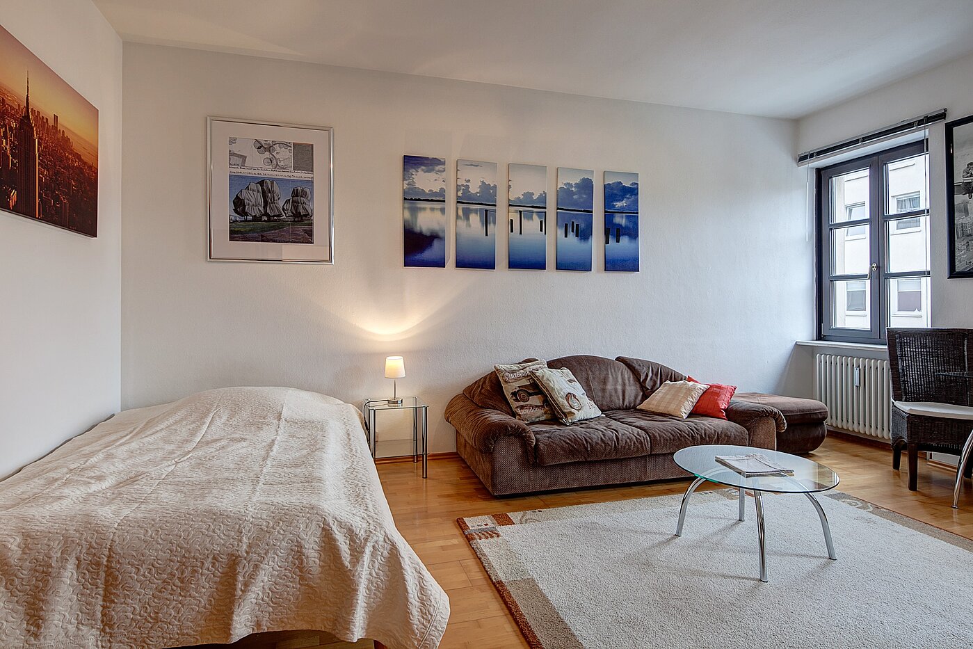 Apartment with 1 room | München-Schwabing | 2111ML3 | Wohn-/Schlafbereich