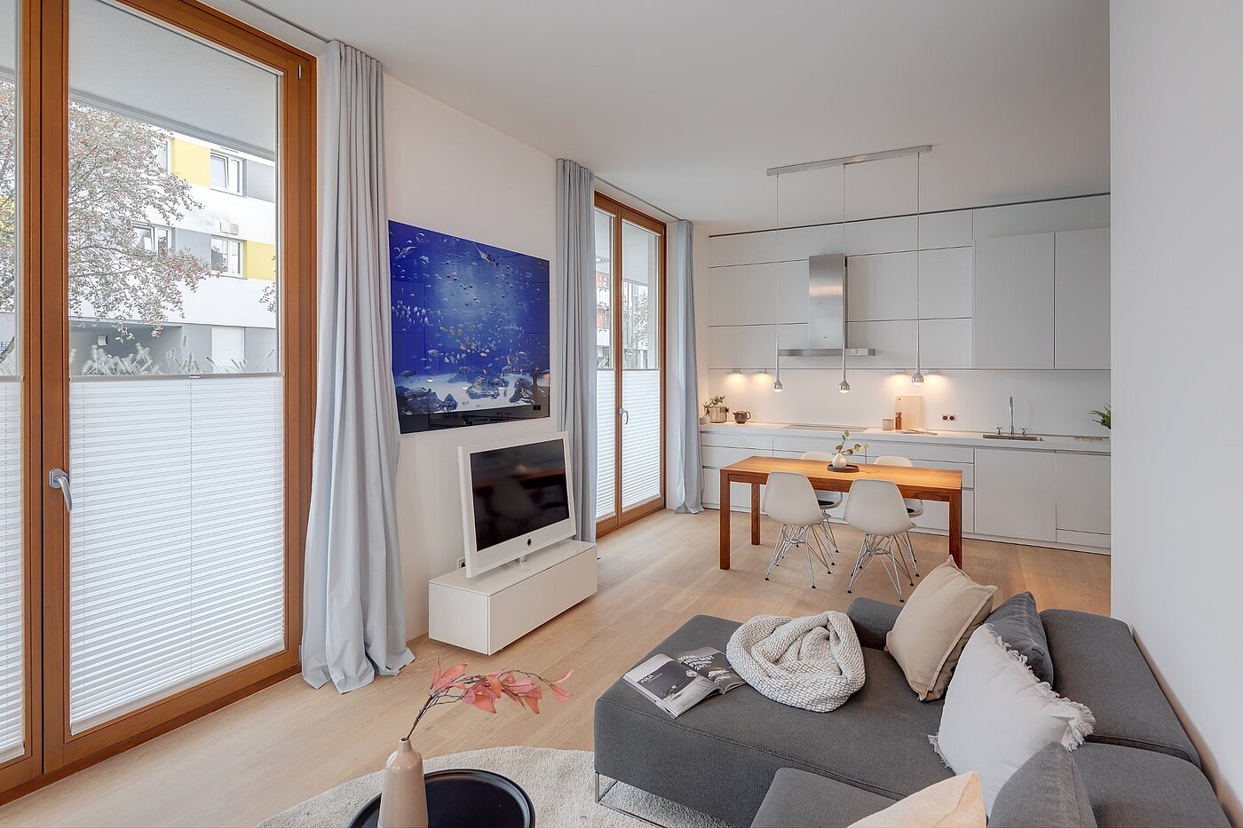 Raised Ground Floor with 3 room | München-Sendling | 2009ML8 | ...mit bodentiefen Fenstern...