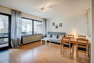 Neuhausen: 1-room apartment, quiet and centrally located