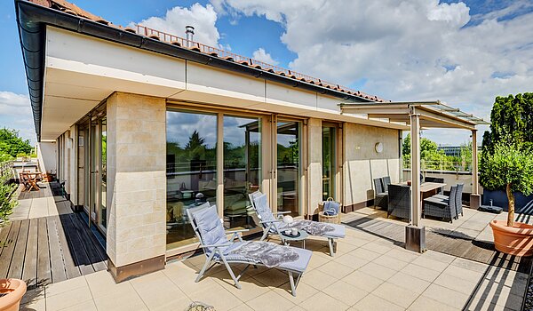 Penthouse with 3.5 room | München-Oberföhring | 70237 | Großzügige Dachterrasse...