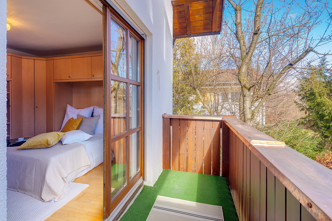 Apartment with 2 room | München-Trudering | 70178 | Balkon mit Morgensonne