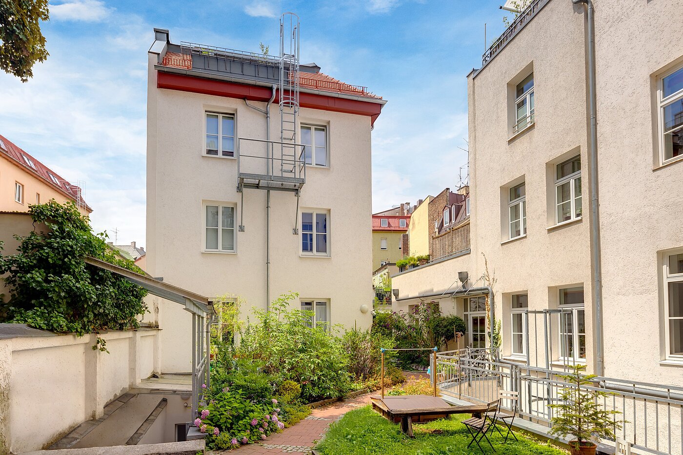 Attic Apartment with 1 room | München-Sendling | 700402 | Ansicht Rückgebäude