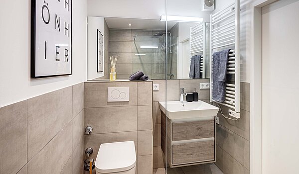 Apartment with 1 room | München-Bogenhausen | 70457 | Badezimmer
