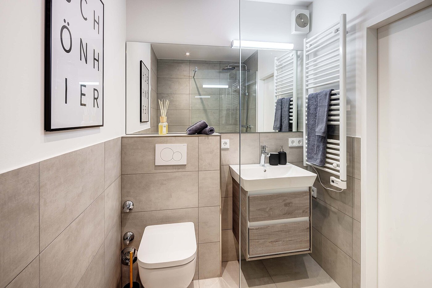 Apartment with 1 room | München-Bogenhausen | 70457 | Badezimmer