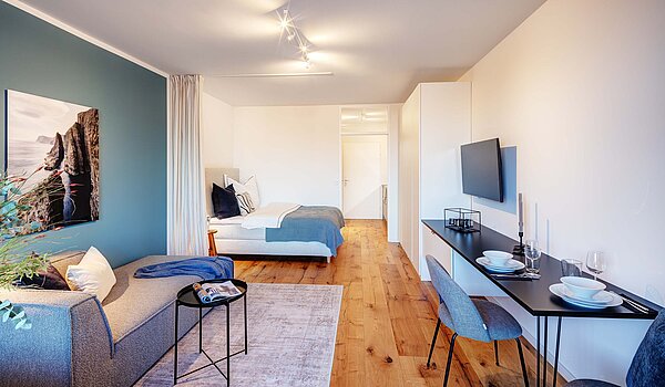 Apartment with 1 room | München-Bogenhausen | 70457 | Raumaufteilung