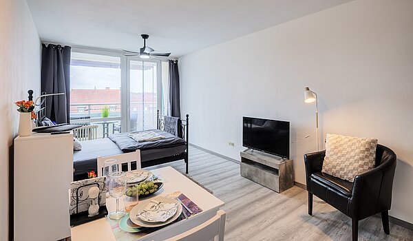 Apartment with 1 room | München-Haidhausen | 70482 | Wohnbereich