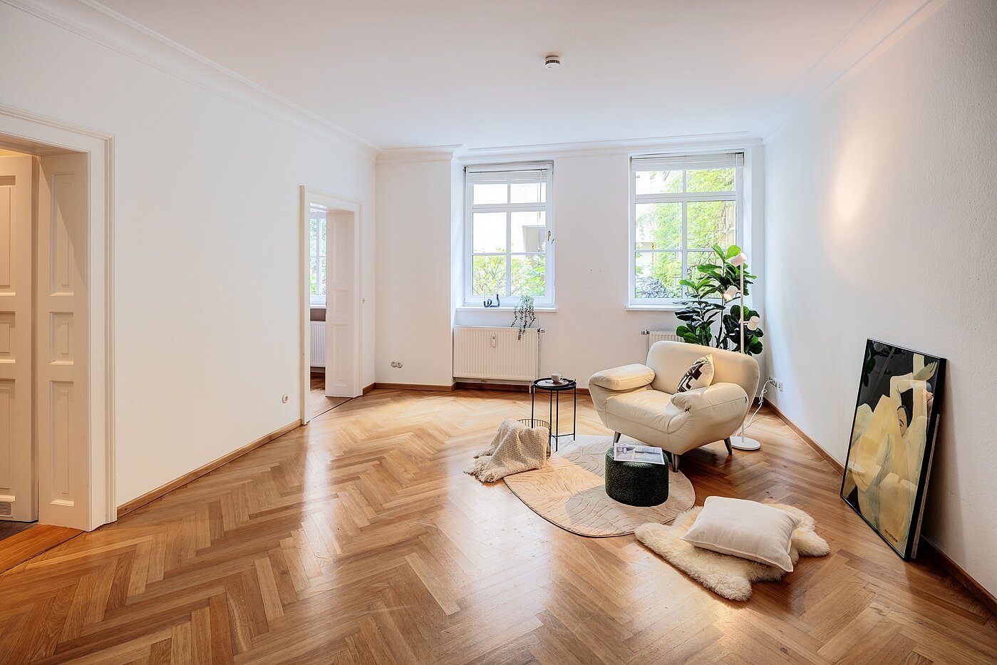 Ground floor apartment with 1 room | München-Haidhausen | 70228 | ...mit Fischgrätparkett