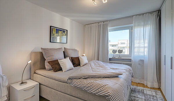 Apartment with 2 room | München-Moosach | 70407 | Schlafzimmer