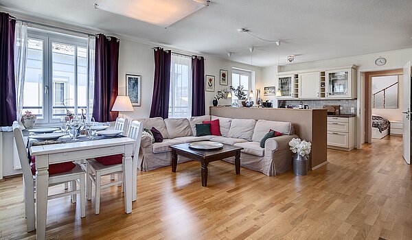 Maisonette with 4 room | München-Haidhausen | 1704ML1 | großes Wohnzimmer