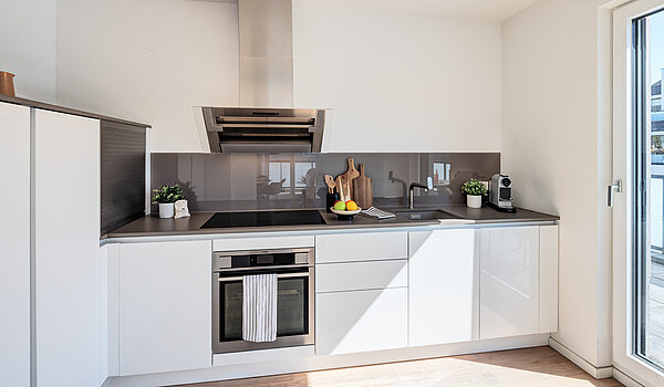 Penthouse with 2 room | München-Bogenhausen | 70385 | Moderne Einbauküche