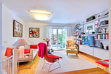Obermenzing: High-quality, large 2-room terrace apartment - available soon