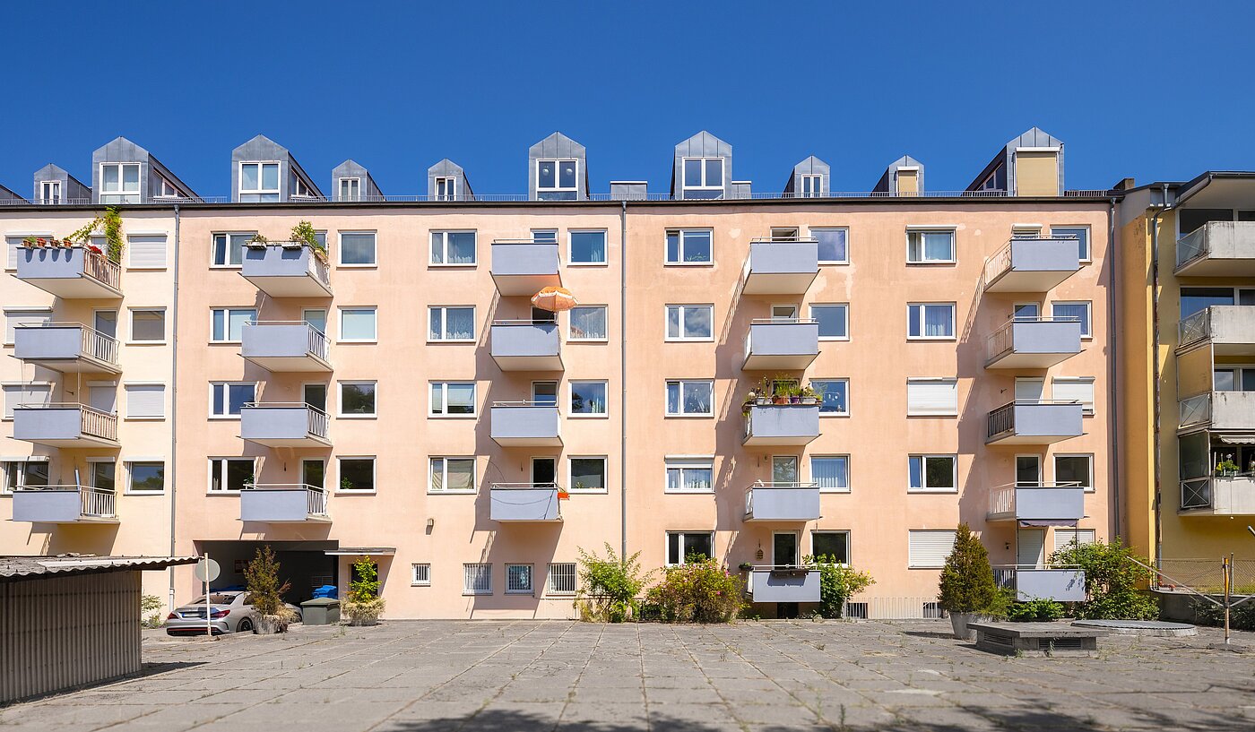 Apartment with 3 room | München-Obergiesing | 70028 | Hofansicht