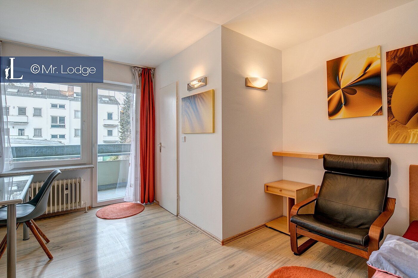 Apartment with 1 room | München-Milbertshofen | 1710ML5 | Wohn- Schlafraum