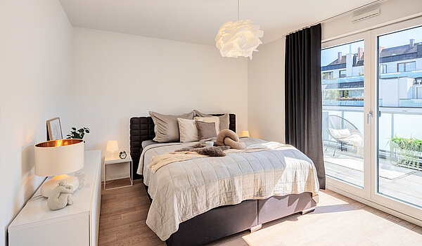 Penthouse with 2 room | München-Bogenhausen | 70385 | Entspannt schlafen...