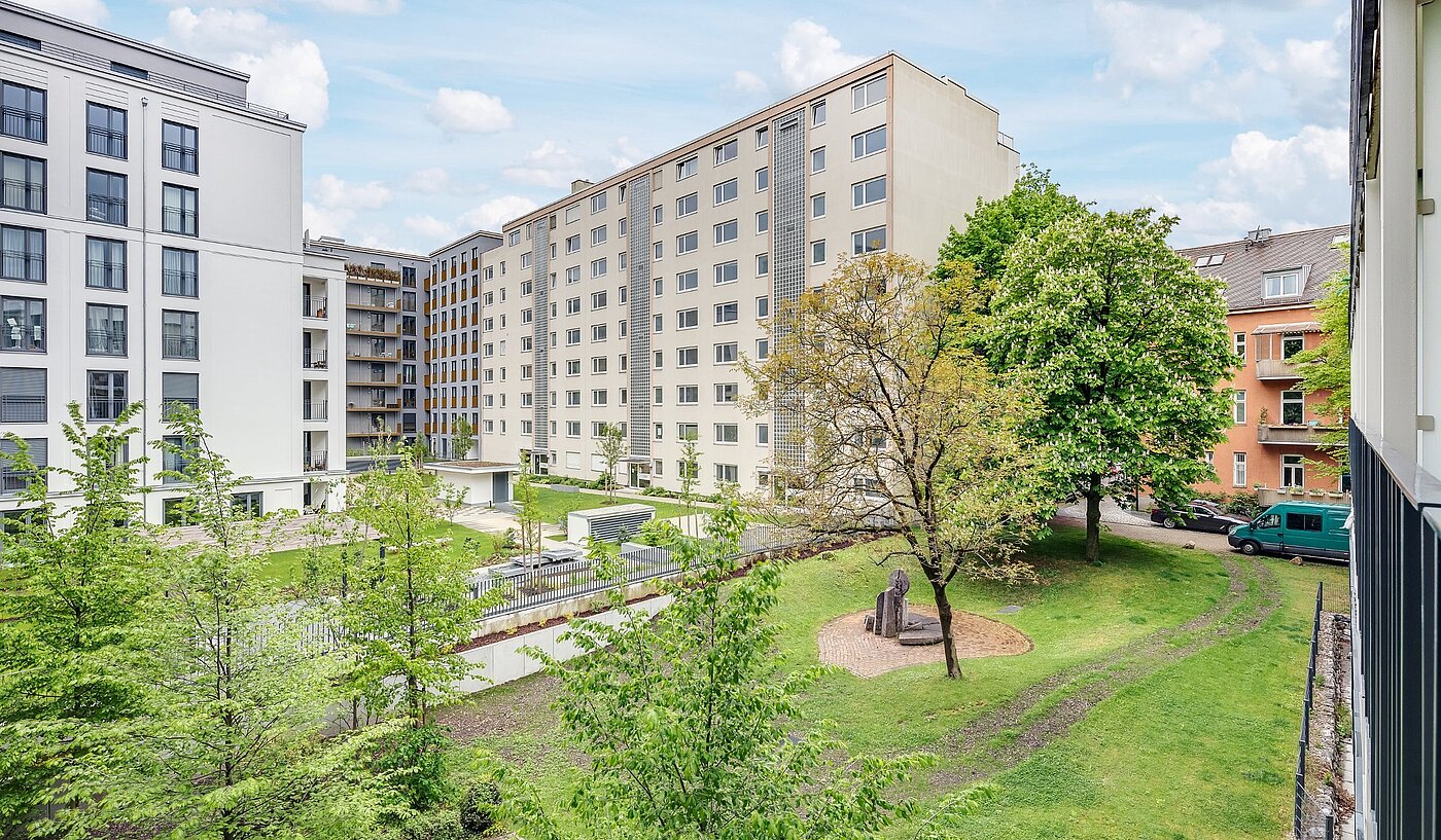 Apartment with 1.5 room | München-Bogenhausen | 1904ML6 | ...und Südausrichtung