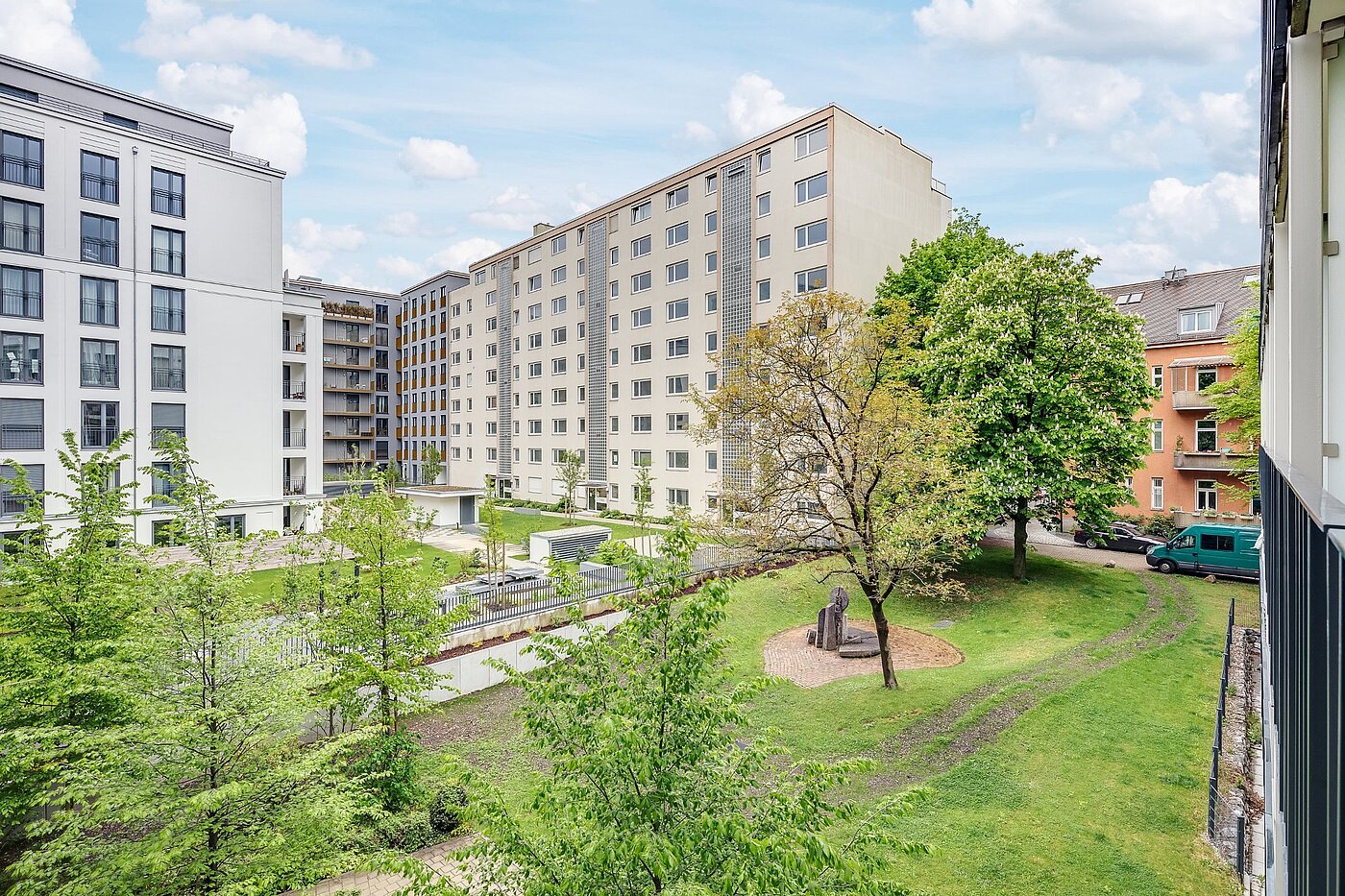 Apartment with 1.5 room | München-Bogenhausen | 1904ML6 | ...und Südausrichtung
